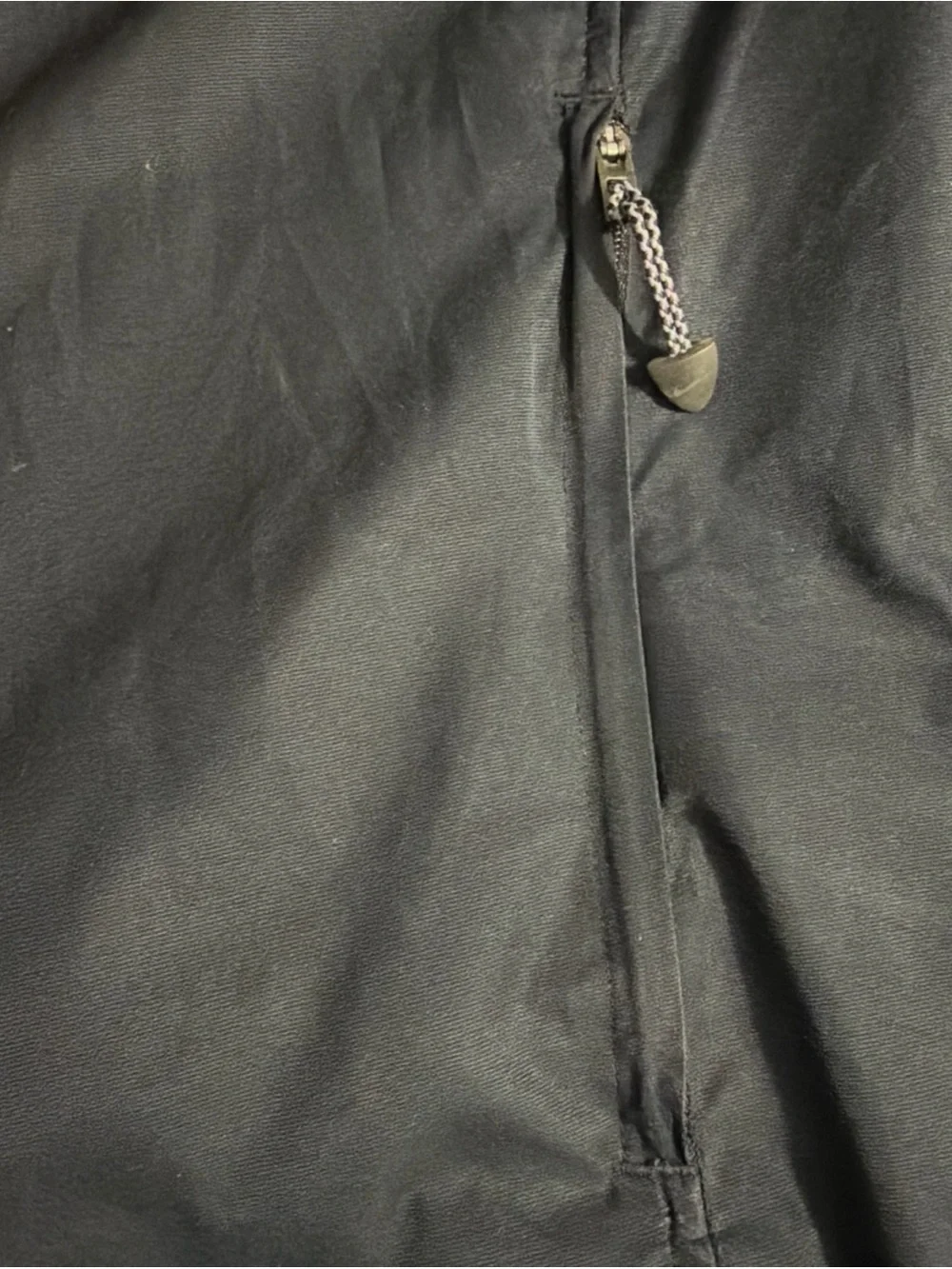 Nike Golf Black V Neck Size XL Windbreaker Jacket Pullover Large Rain Jacket